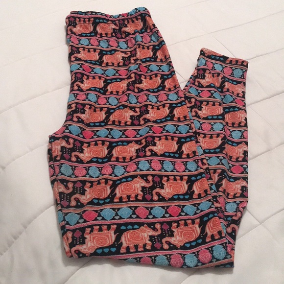 Cute elephant print leggings - Picture 2 of 2